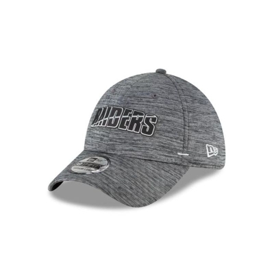 Grey Las Vegas Raiders Hat - New Era NFL Summer Sideline 39THIRTY Stretch Fit Caps USA0389264